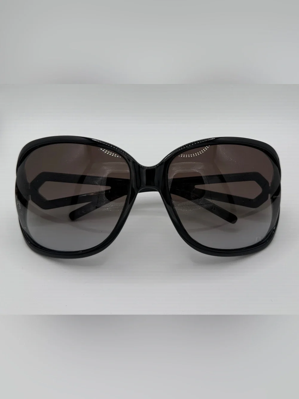 RARE Dior Madrague BLACK 🖤 Designer Sunglasses Oversized Retro Vintage Couture
